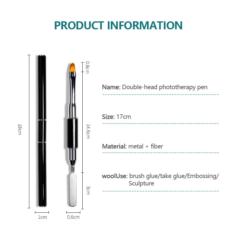 Nail Art Brush Pen UV Gel Acrylic Painting & Manicure Tool