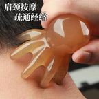 Octopus Head Massager Comb UK Acupressure & Gua Sha Tool