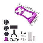 Bike Stem Computer Mount GPS GoPro Light Holder MTB Road Bracket