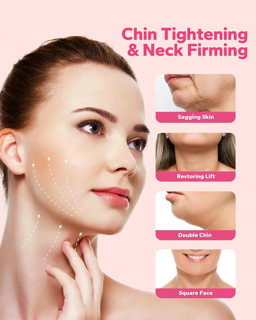 Reusable V Line Mask Double Chin Reducer Chin Strap Face Lift