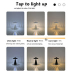 UFO LED Night Light Rechargeable Touch Bedside Lamp