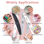 5Pcs Nail File Set Professional Grit Manicure Buffer Kit