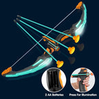 Bow and Arrow Set | LED Archery Set with 9 Suction Cup Arrows