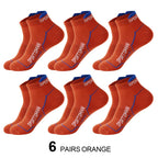 Breathable Basketball Socks Men 6 Pairs Sweat Absorbent Mesh Running