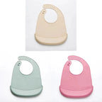 BPA Free Silicone Baby Bib Waterproof Feeding Bib