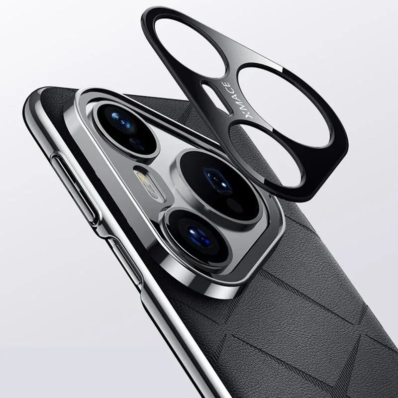 Luxury Leather Camera Protection Case for Huawei Pura 80 Ultra