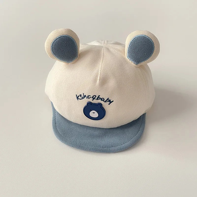 Cartoon Bear Baby Cap UK Cute Kids Baseball Sun Hat