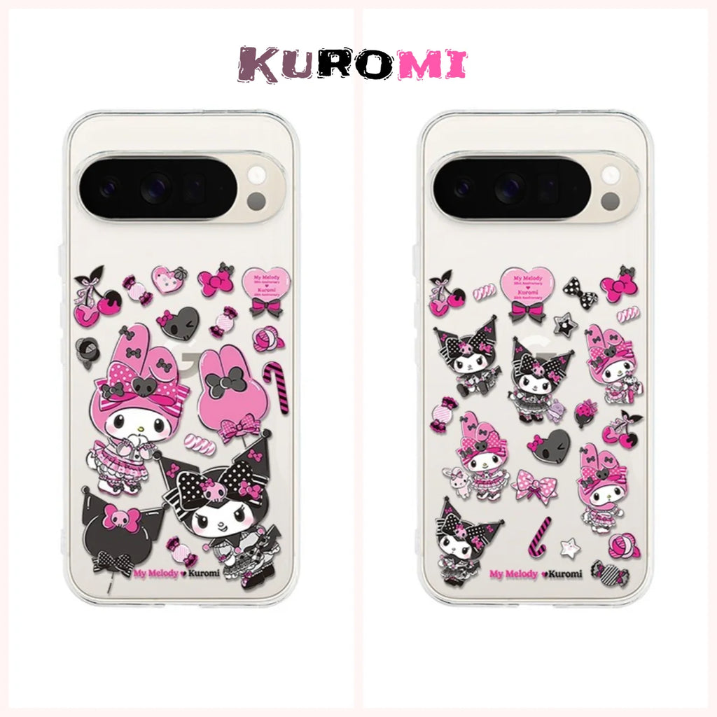 Kawaii Kuromi TPU Case for Google Pixel 7 8 9 10 Pro XL Cover