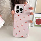Cute Cherry Cartoon Case for iPhone 11 12 13 14 15 16 17 Pro Max