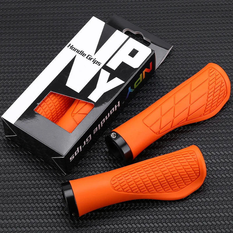 MTB Handlebar Grips Lock-On Anti-Slip Soft Rubber 22.2mm Bike