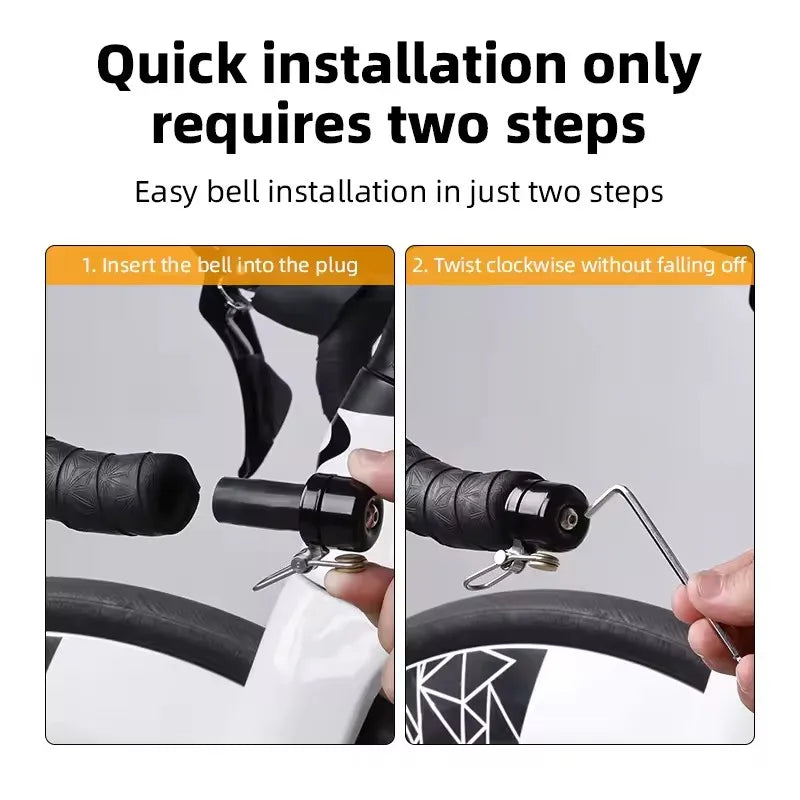 Bicycle Handlebar Bell Warning Horn for Road Bike Cycling