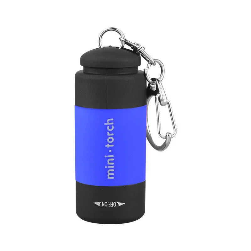USB Rechargeable Mini Keychain Flashlight Waterproof LED