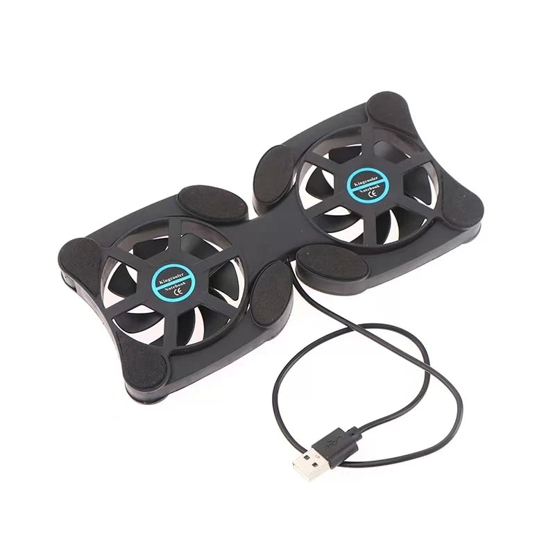 Mini Radiator Cooler Laptop Fan Stand Notebook Foldable Pad