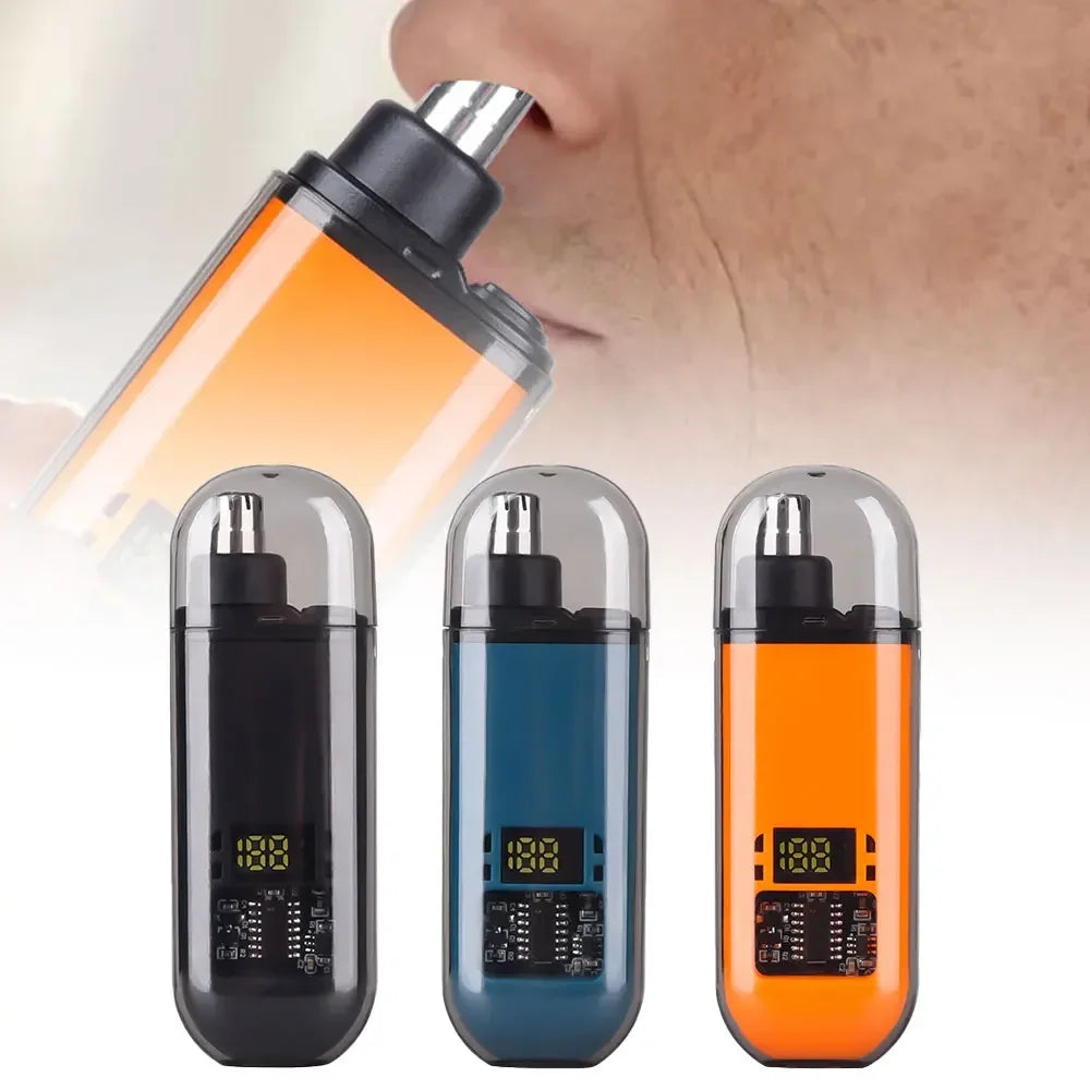 2-in-1 Electric Ear and Nose Hair Trimmer Painless Eyebrow Clipper Men Main image