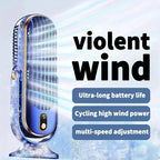 5-Speed USB Mini Air Cooler UK Portable Dual Motor Fan