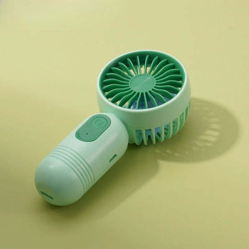 USB Rechargeable Mini Handheld Fan 3-Speed Portable Fan
