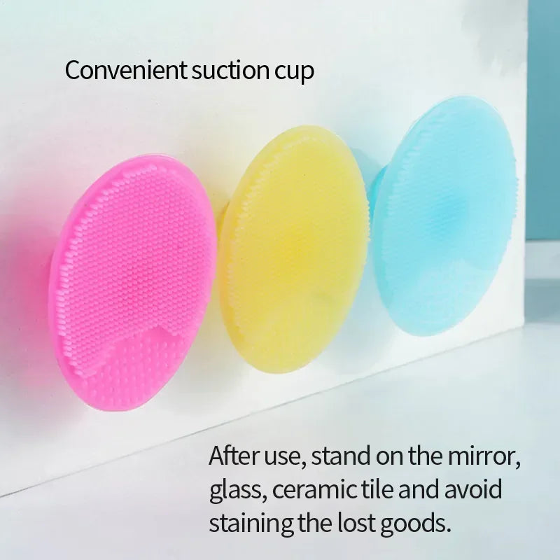 Baby Silicone Shampoo Brush Soft Scalp Massage Bath Brush