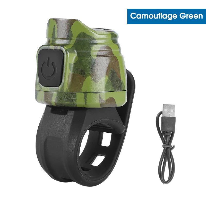 WEST BIKING USB Rechargeable Electric Bike Bell Safety Warning Horn