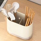 Wall Mounted Chopstick Holder Spoon Storage Rack