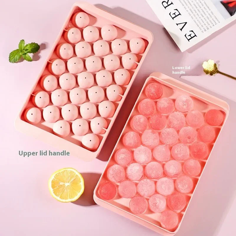 Round Ice Cube Mold UK Spherical Whiskey Ice Maker & Freezer Tray