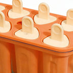8 Grid Silicone Ice Pop Mold – Reusable DIY Ice Lolly Maker Tray