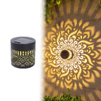 Solar Mandala Wall Lamp Waterproof Outdoor LED Fence & Garden Light