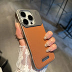 Business Leather MagSafe Case for iPhone 11 12 13 14 15 16 17 Pro Max