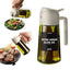 2-in-1 Olive Oil Sprayer Bottle Spray & Pour 470ML Glass Dispenser