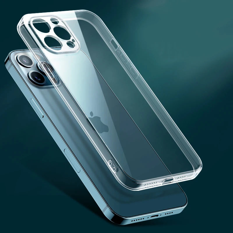 Ultra Thin Clear Case for iPhone 17 16 15 14 13 12 11 Pro Max Cover