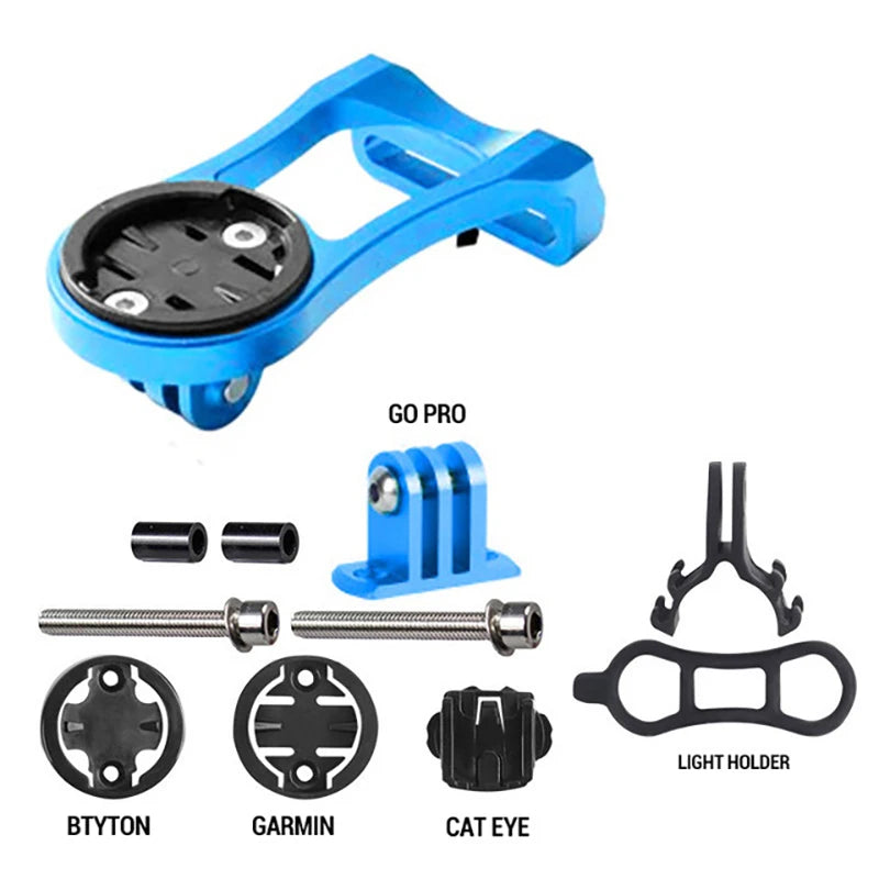 Aluminum Bike Computer Camera Mount Handlebar GPS GoPro Bracket MTB
