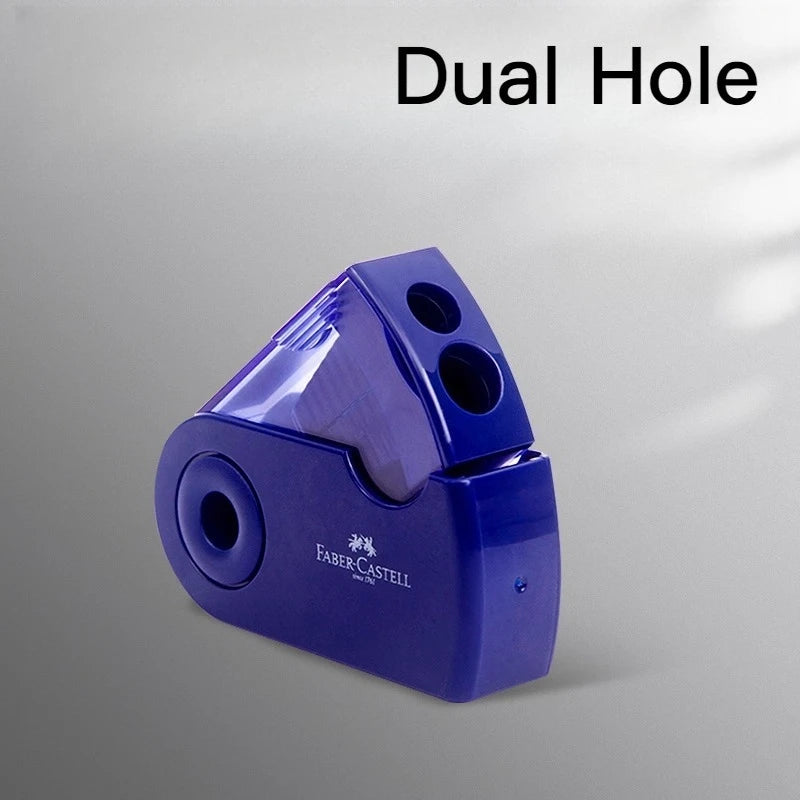 FABER-CASTELL Mini Pencil Sharpener Dual Hole Portable Sharpener