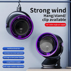 Wireless Rechargeable Fan UK 100-Speed Turbo Fan with Display