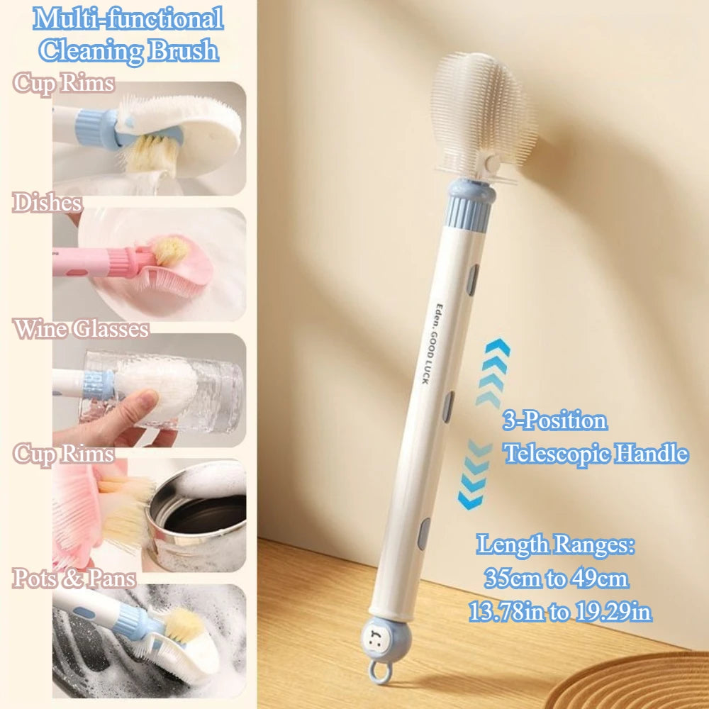 6-in-1 Bottle Cleaning Brush Cup & Straw Cleaner