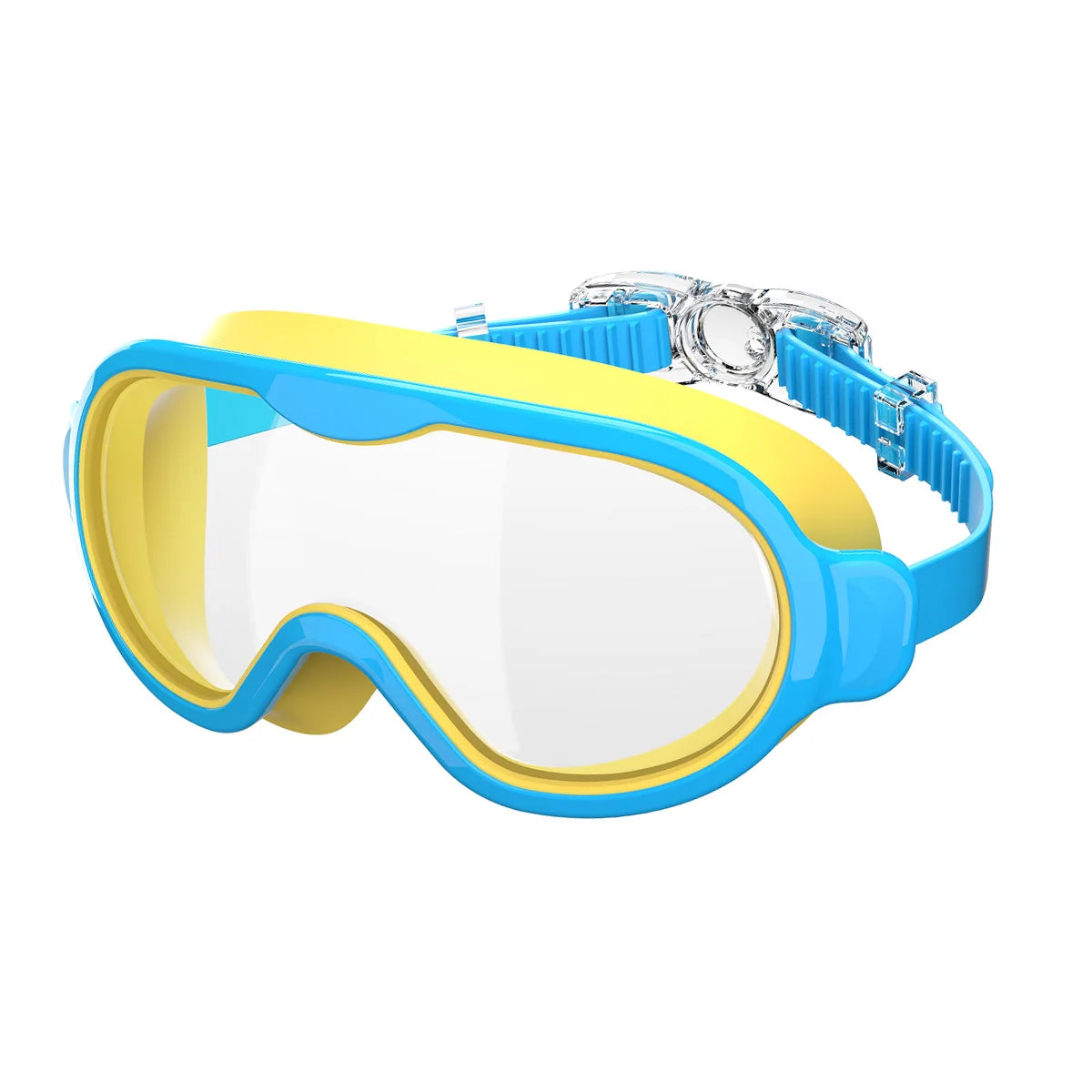 Kids Swimming Goggles Large Frame Anti-Fog Ages 6-15