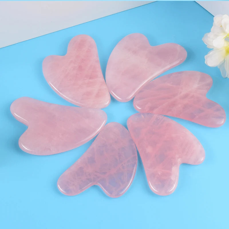 Natural Stone Gua Sha Face Scraping Jade Skin Firming Roller