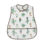Cartoon EVA Waterproof Baby Bib with Pocket Feeding Apron