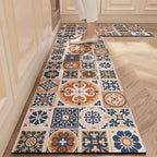 Kitchen Mat Absorbent Printed Rug Non-Slip Long Floor Carpet