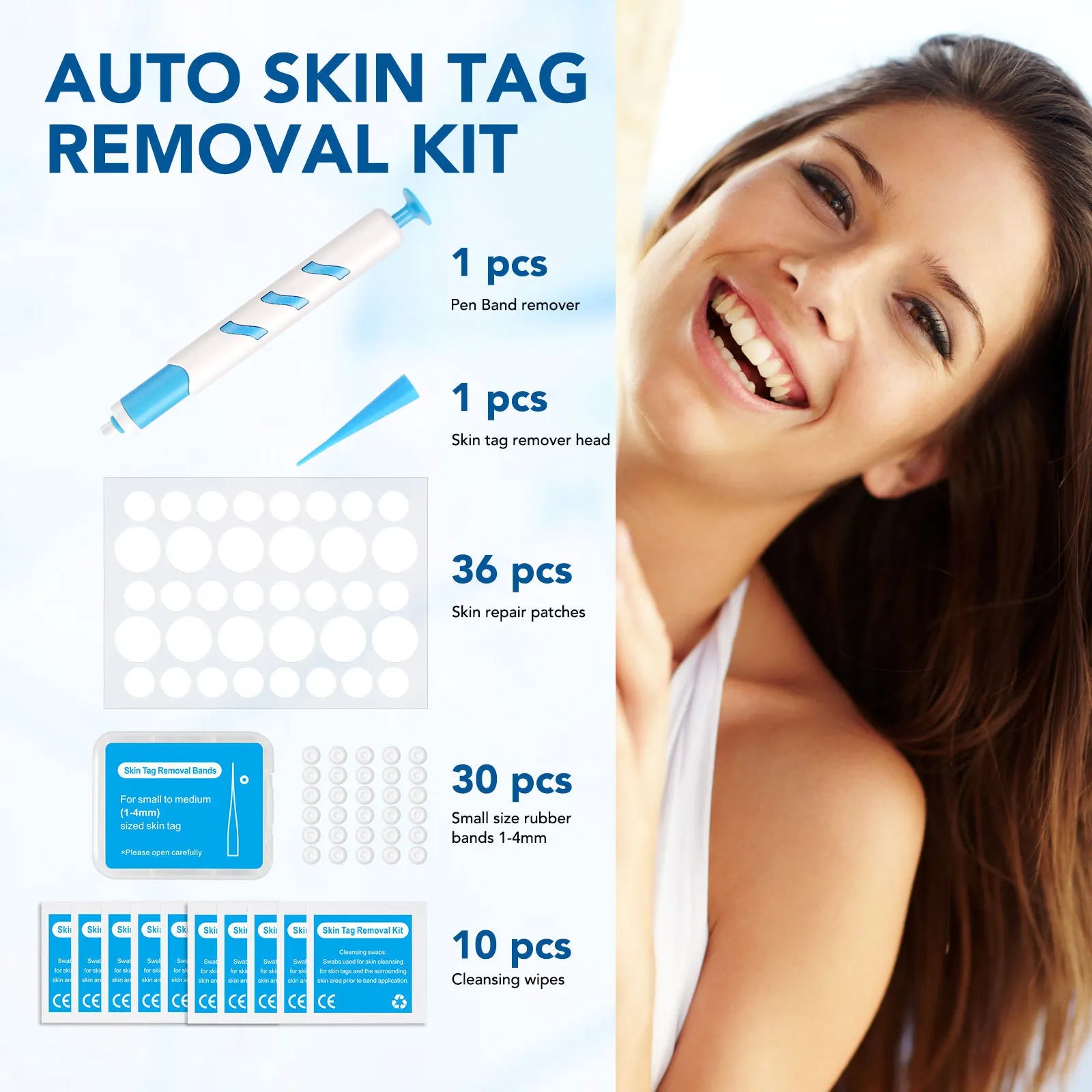 Skin Tag Remover 1-4mm Painless Safe Home Use Face Skin Care