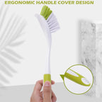 Long Handle Dish Brush Heavy-Duty Pot Scrubber