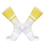 Aero Cycling Socks Men Anti-Slip Silicone Breathable Summer Bike Socks