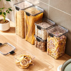 Large Airtight Grain Storage Container Set Kitchen Food Storage Jars