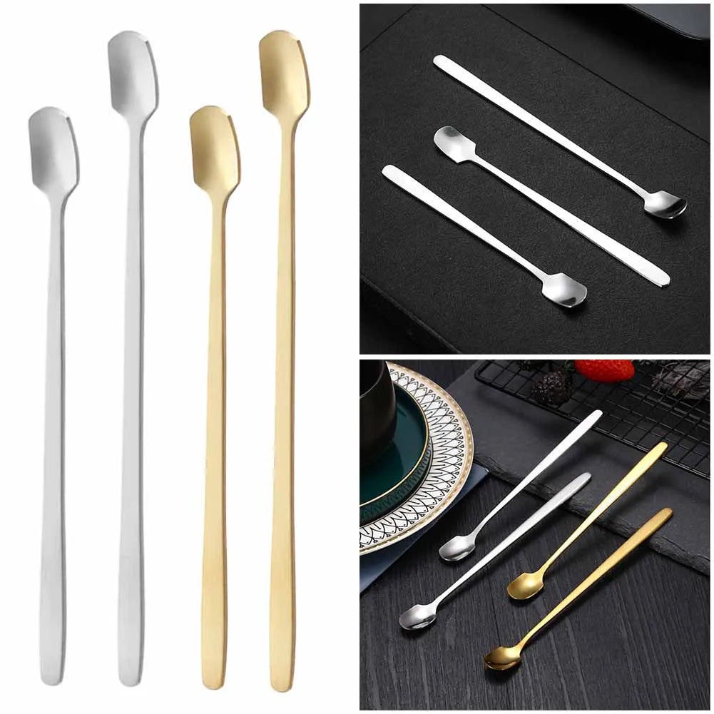 Long Handle Coffee Stirrer Spoon Tea Milk Mixing Spoon Tableware