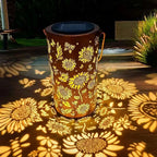 Solar Sunflower Projection Light Waterproof Outdoor Garden Light