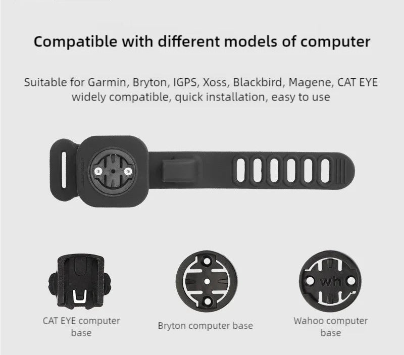 Silicone Bike Computer Mount GUB 630 GPS Speedometer Holder MTB