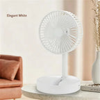 Mini Oscillating Desk Fan Portable Battery Table Fan