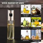 Glass Oil Sprayer for Cooking Olive Oil Spray Bottle for BBQ & Salad