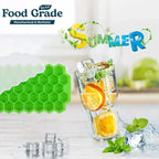 Honeycomb Ice Cube Tray 37 Grid Silicone DIY Ice Mold for Drinks