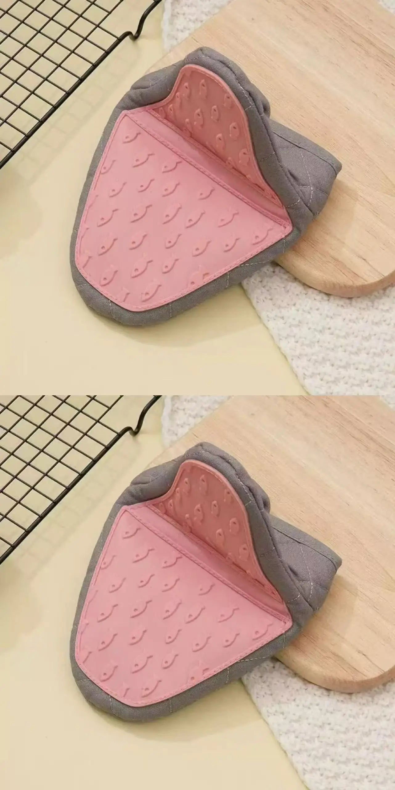 Fish Shaped Silicone Oven Gloves Anti-Scald Heat Resistant Kitchen Mitts