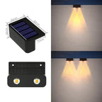 Waterproof Solar Wall Lights for Garden, Fence & Pathway Decor