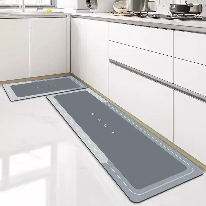 Diatomite Kitchen Rug Super Absorbent Non-Slip Long Floor Mat